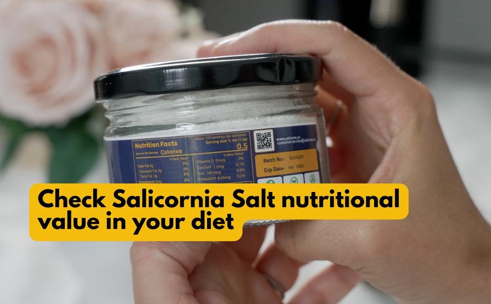 Check Salicornia Salt Nutritional Value