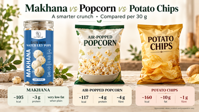 Water Lily Pops vs Popcorn vs Crisps: How the Numbers Compare
