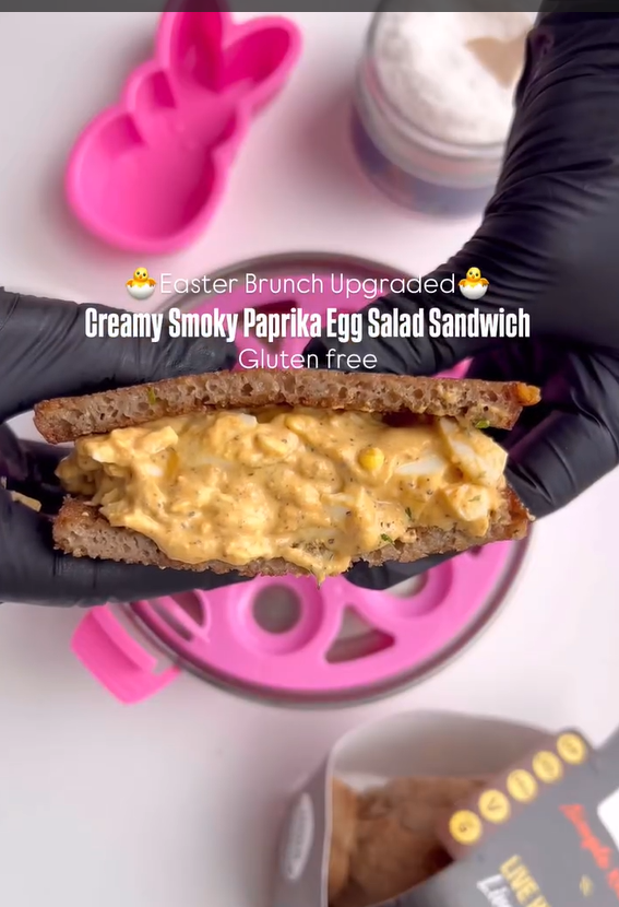 Smokey Paprika Egg Salad Sandwich