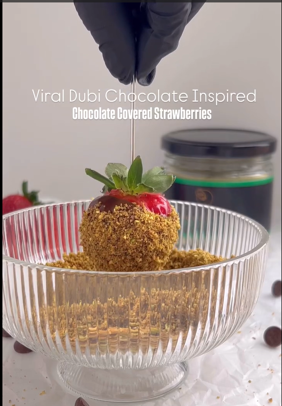 Sweet, salty-Dubi Chocolate-inspired chocolate-covered strawberries