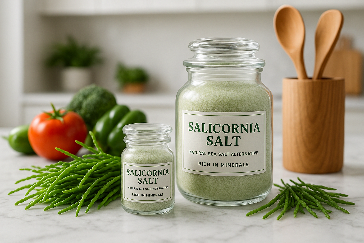 The Secret to a Healthier Kitchen - SaltWise White & Green Salicornia Salt
