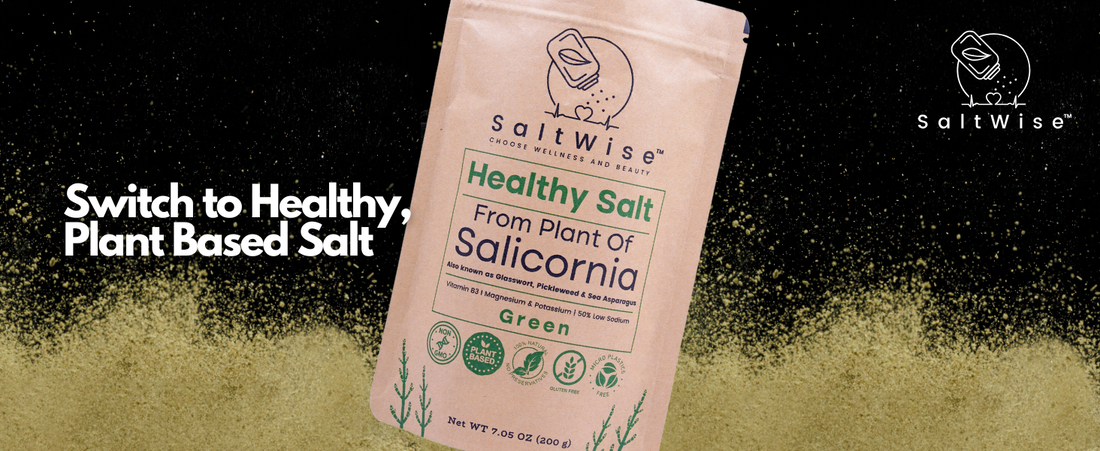 SaltWise Salicornia Salt vs. Table Salt