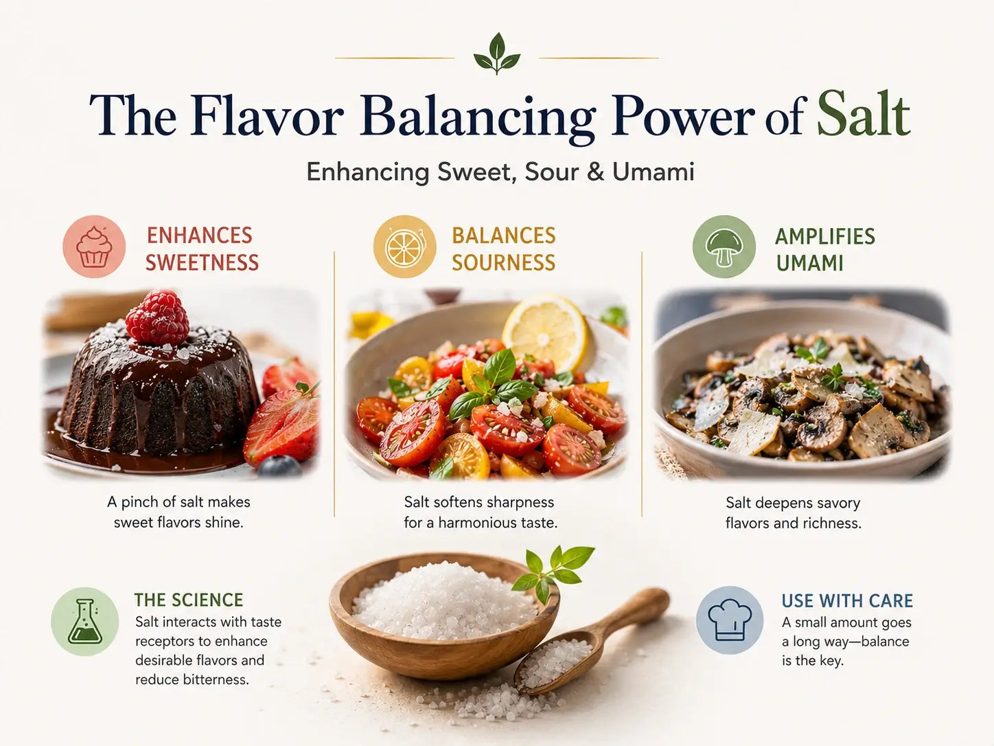 The Flavor Balancing power of salt
