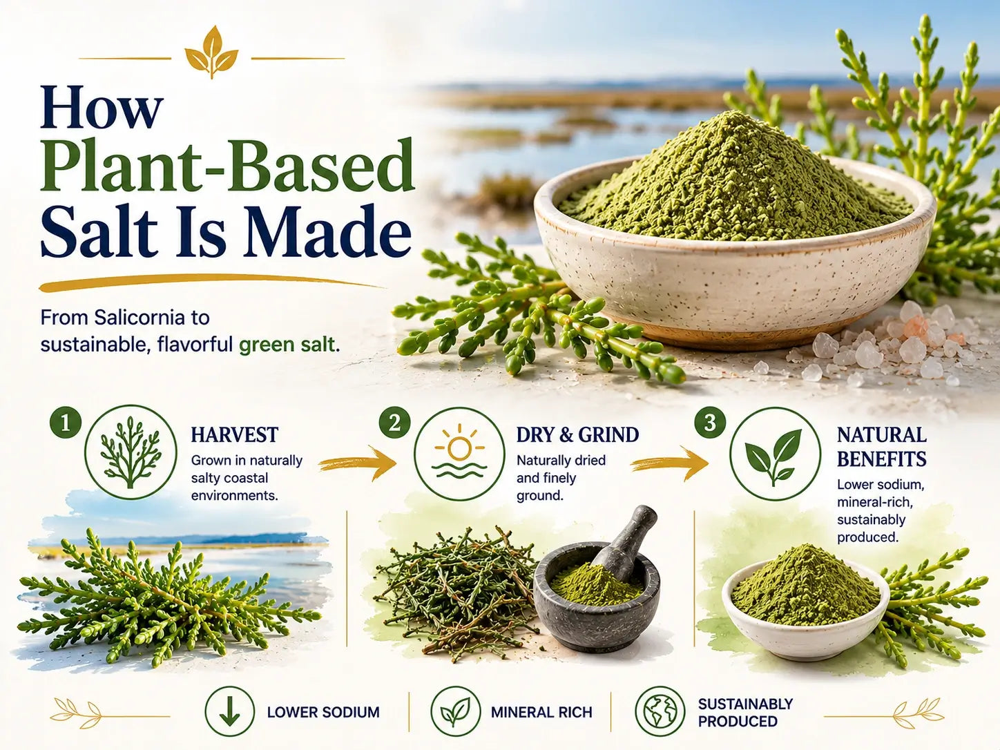 How Plant based salt is made