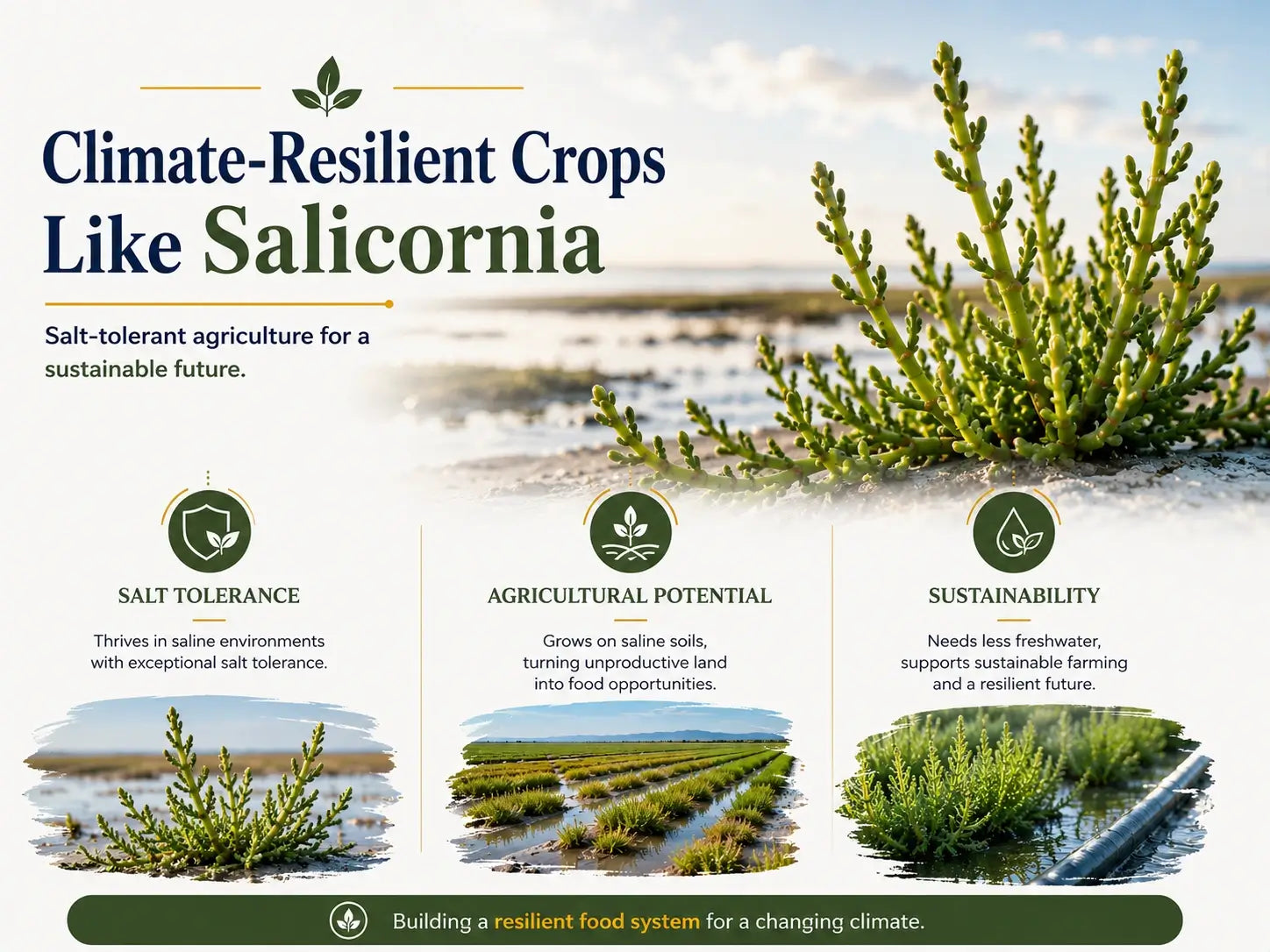 Climate Resilient Crops - Salicornia