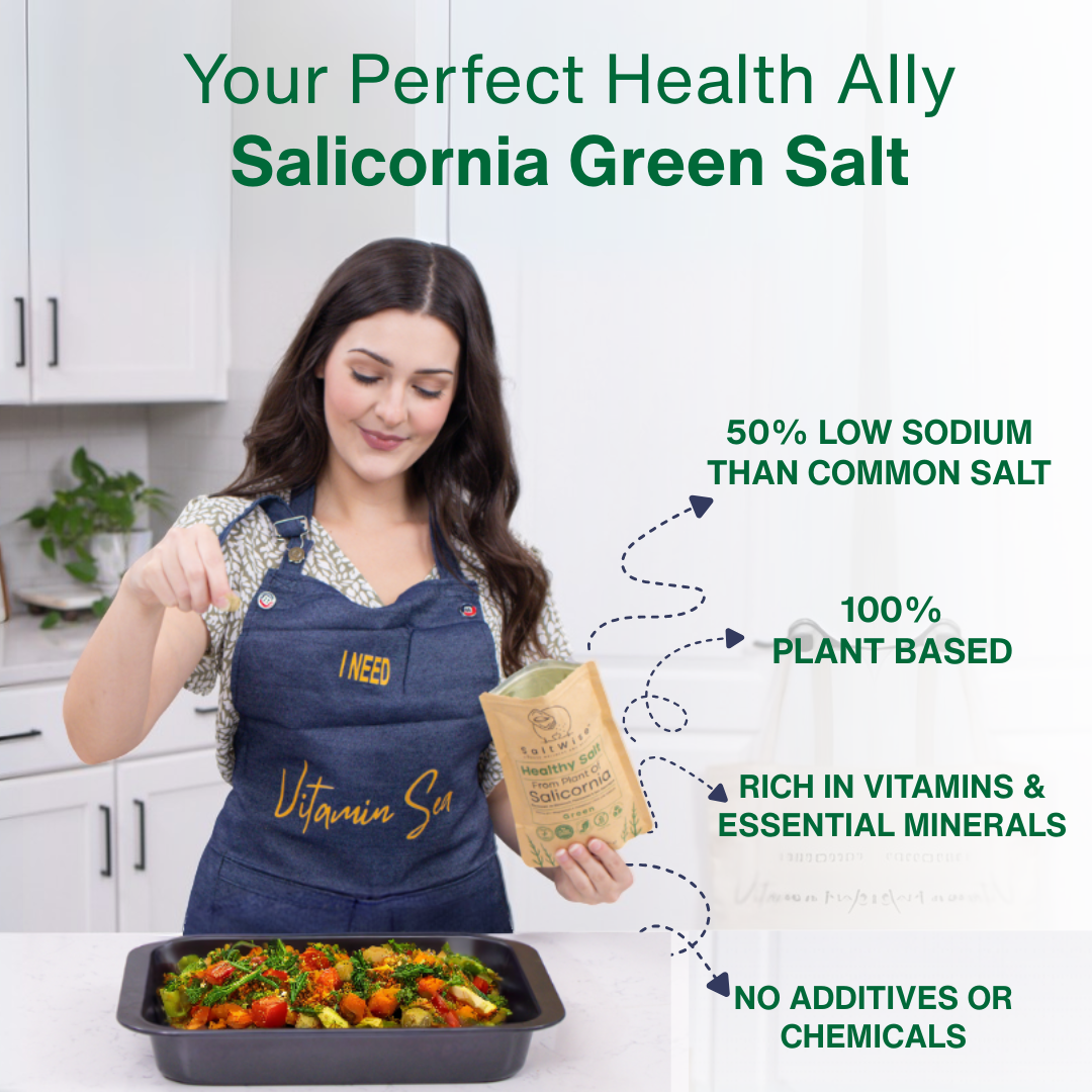 Green Salt – Plant-Based, Low Sodium Salicornia Salt ( 7.05 Oz / 200g)