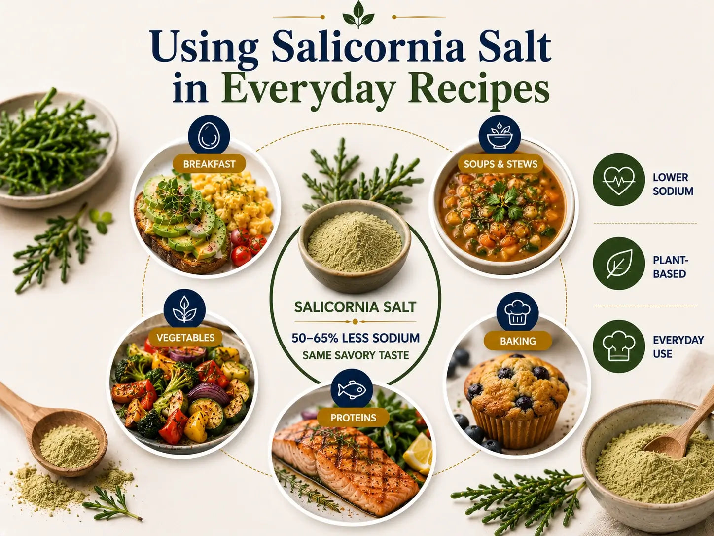 Using Salicornia Salt