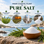 Salicornia White Salt – Plant-Based & Low Sodium Salt Substitute