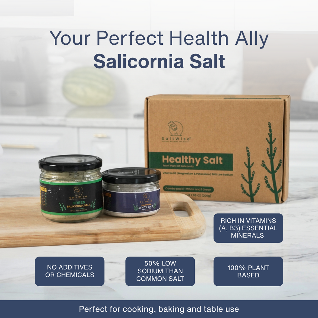 Salicornia Salt Gift Set – Green & White Plant Based Salts