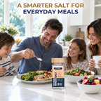 SaltWise Salicornia White Salt – Low Sodium Salt Alternative Premium Jar Set