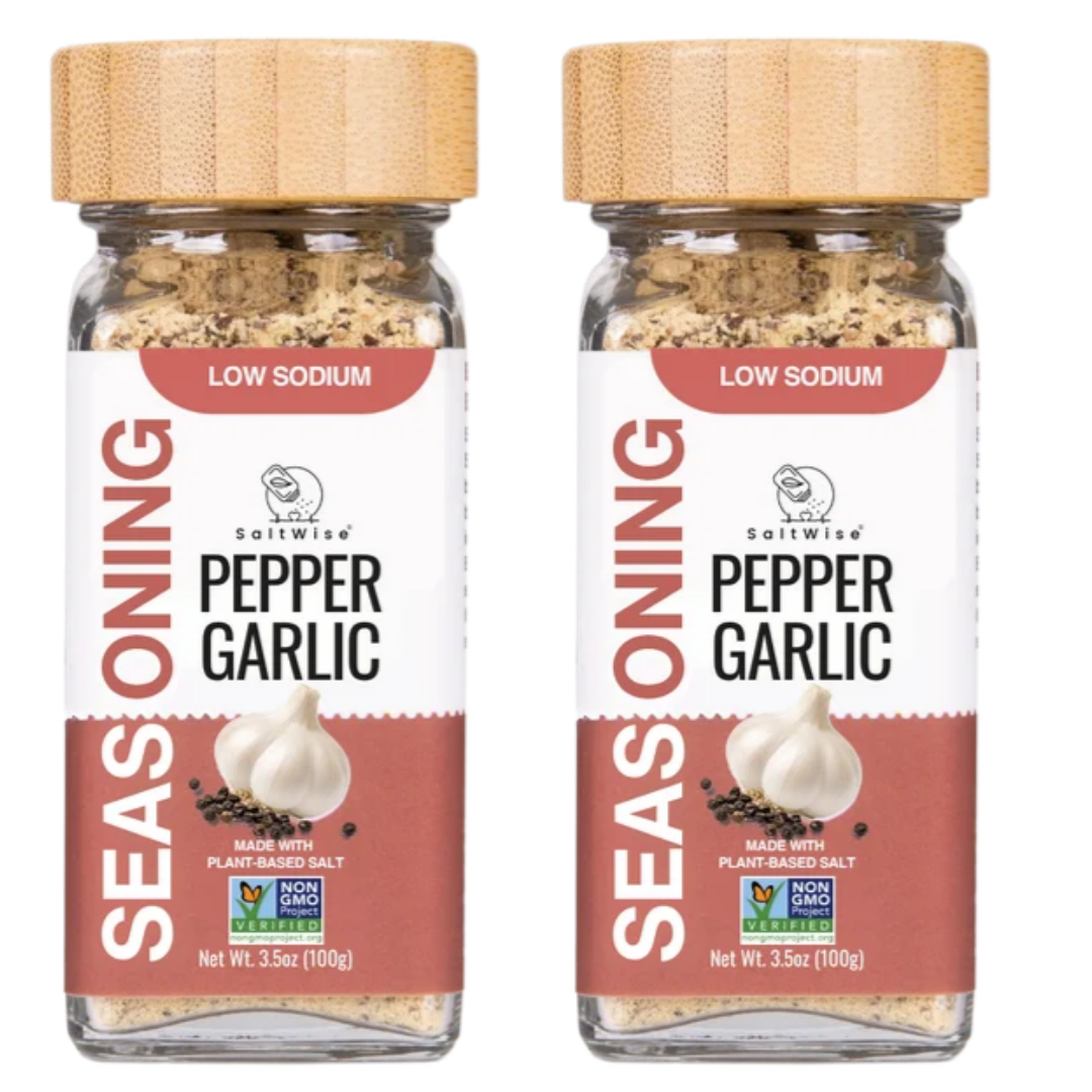 Pepper Garlic Seasoning | Low Sodium | No MSG | 3.5 Oz (100g)