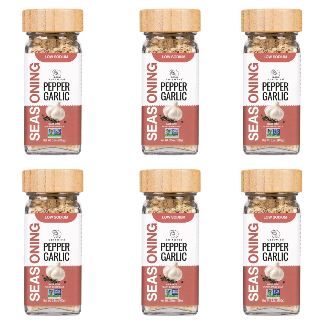 Pepper Garlic Seasoning | Low Sodium | No MSG | 3.5 Oz (100g)