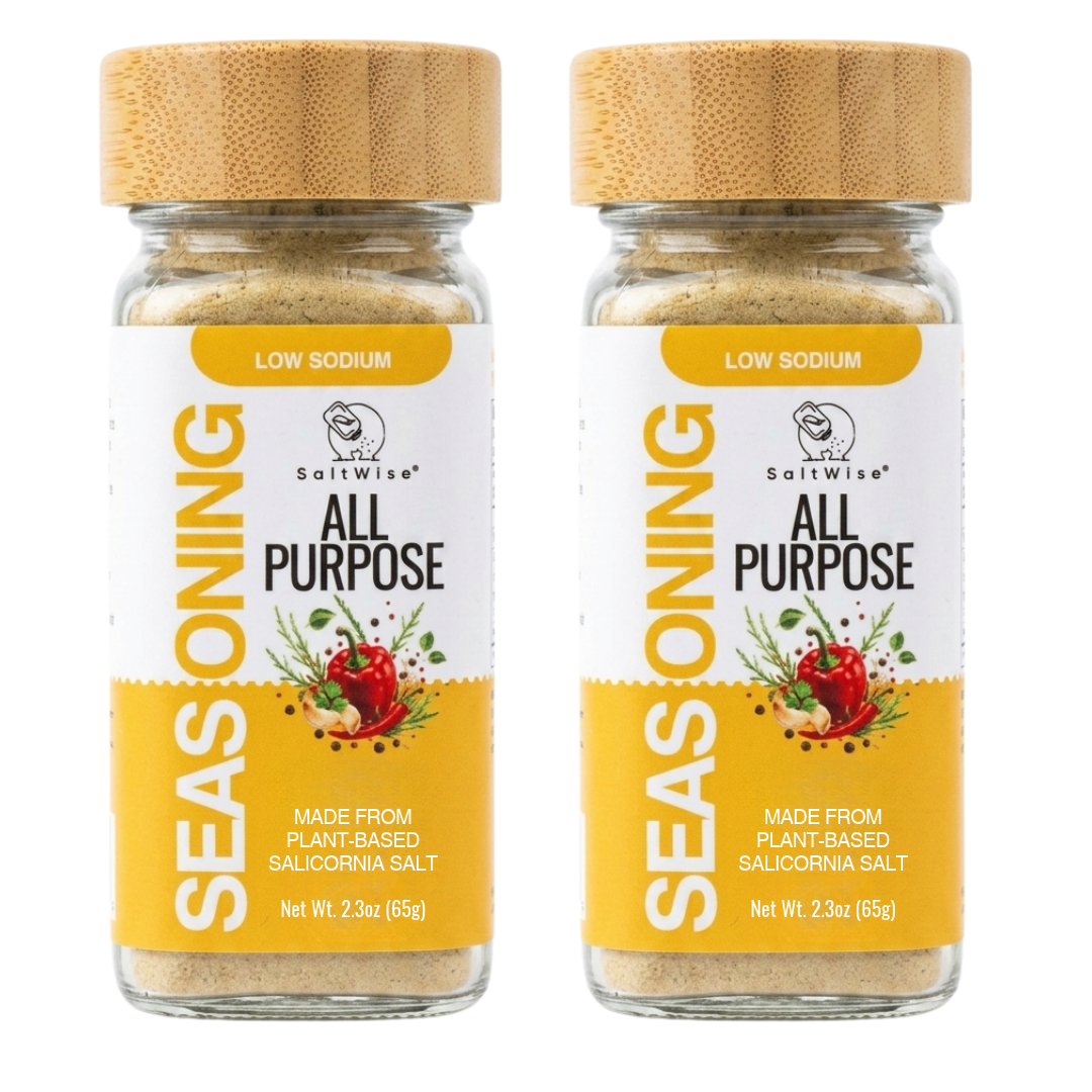 Low Sodium All Purpose Seasoning – Made with Salicornia Salt | No MSG | Non GMO