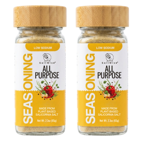 Low Sodium All Purpose Seasoning – Made with Salicornia Salt | No MSG | Non GMO