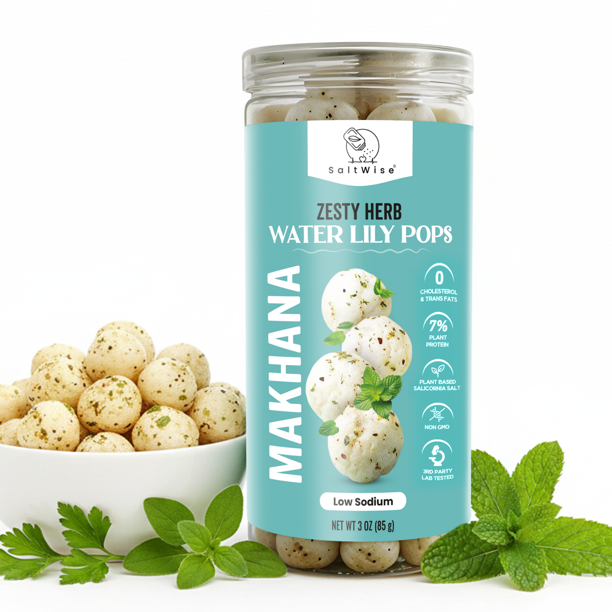 SaltWise Water Lily Pops (Foxnuts/Makhana)-Zesty Herbs