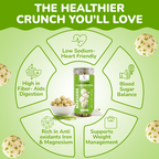 SaltWise Water Lily Pops (Foxnuts/Makhana) - Variety Pack (4 Flavors) | Low Sodium Plant Protein