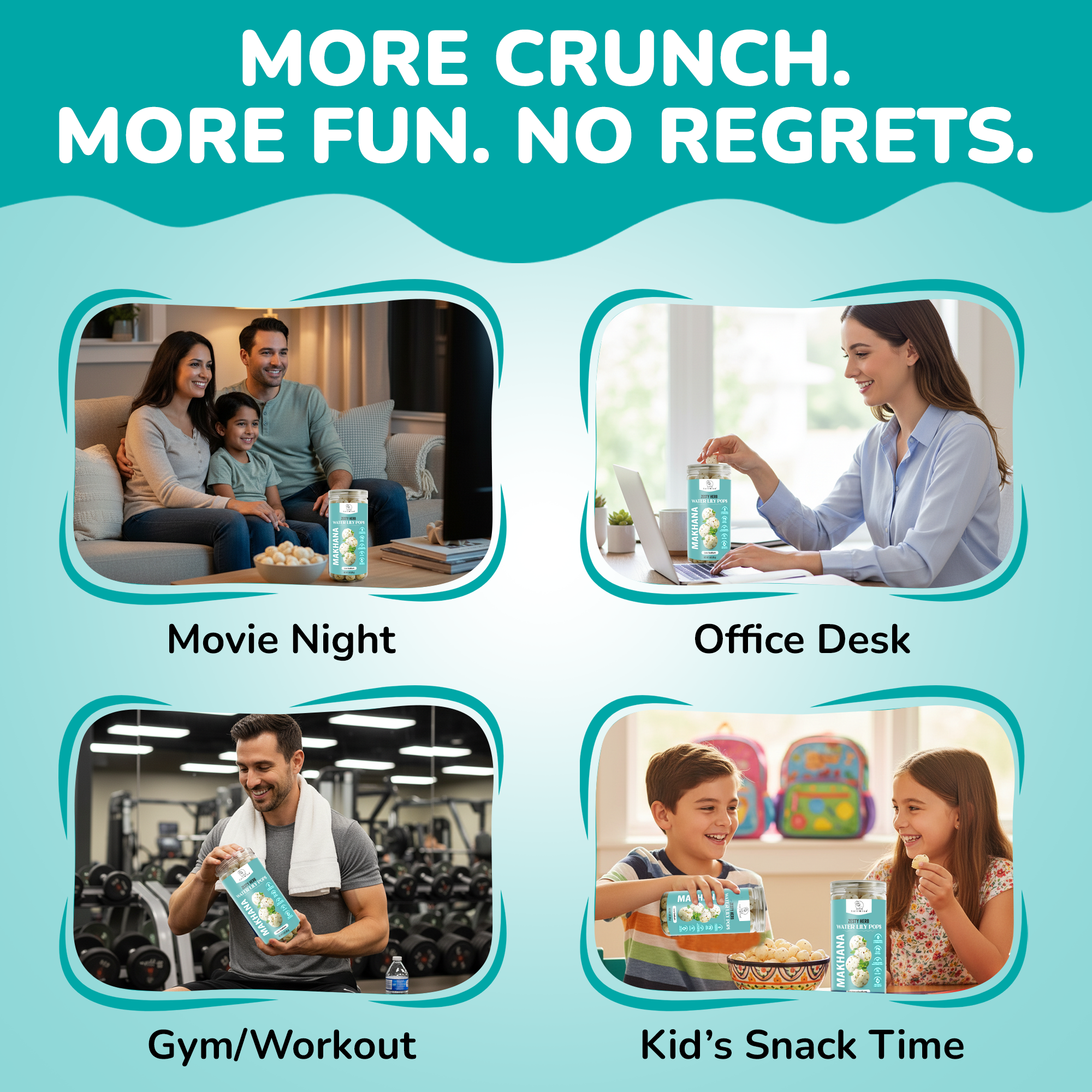 SaltWise Water Lily Pops (Foxnuts/Makhana)-Zesty Herbs