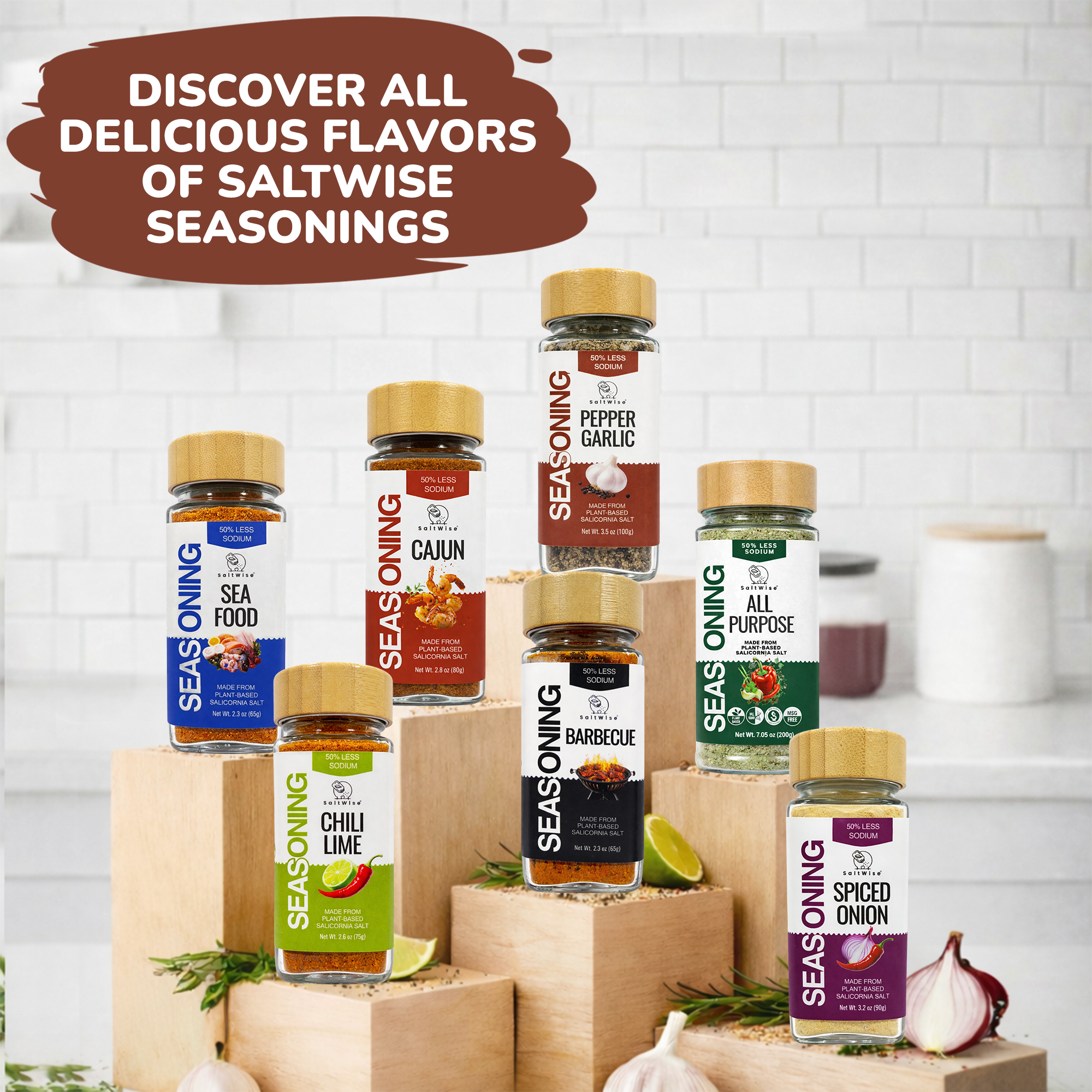 Pepper Garlic Seasoning | Low Sodium | No MSG | 3.5 Oz (100g)