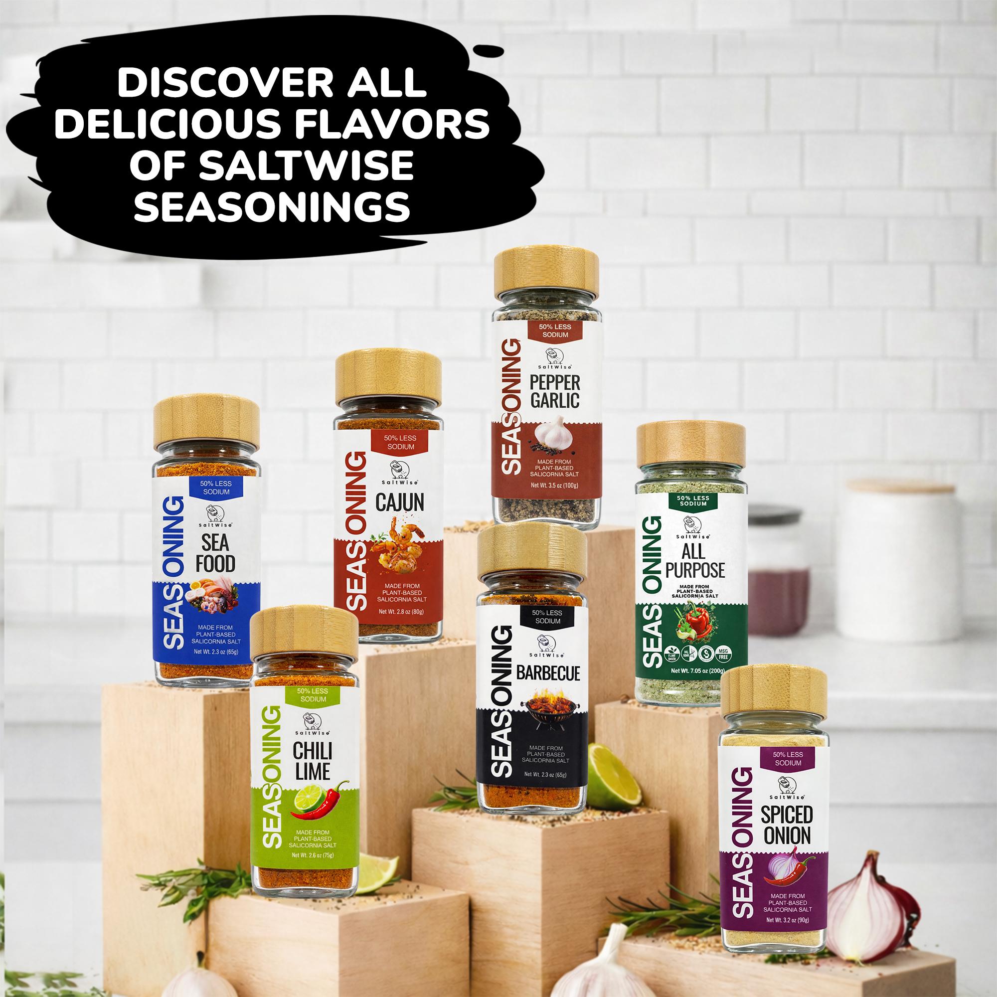 Low Sodium BBQ Seasoning – Made with Salicornia Salt | No MSG | Non GMO