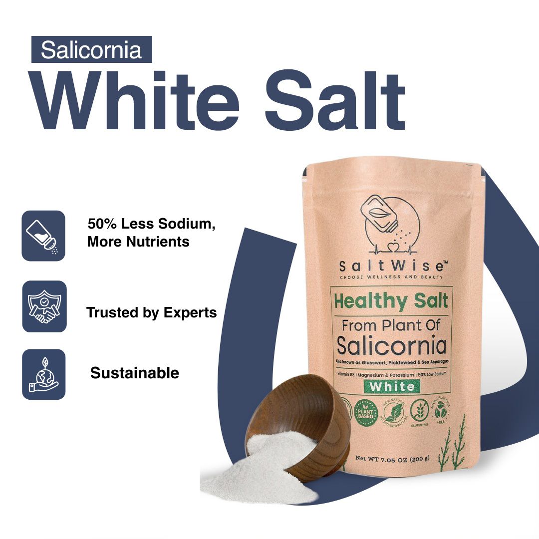 Salicornia White Salt – Plant-Based & Low Sodium Salt Substitute