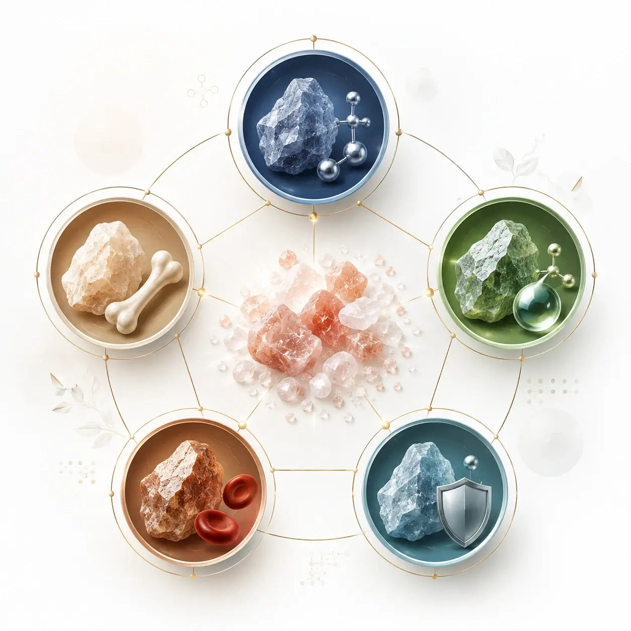 Mineral Content in Natural Salts