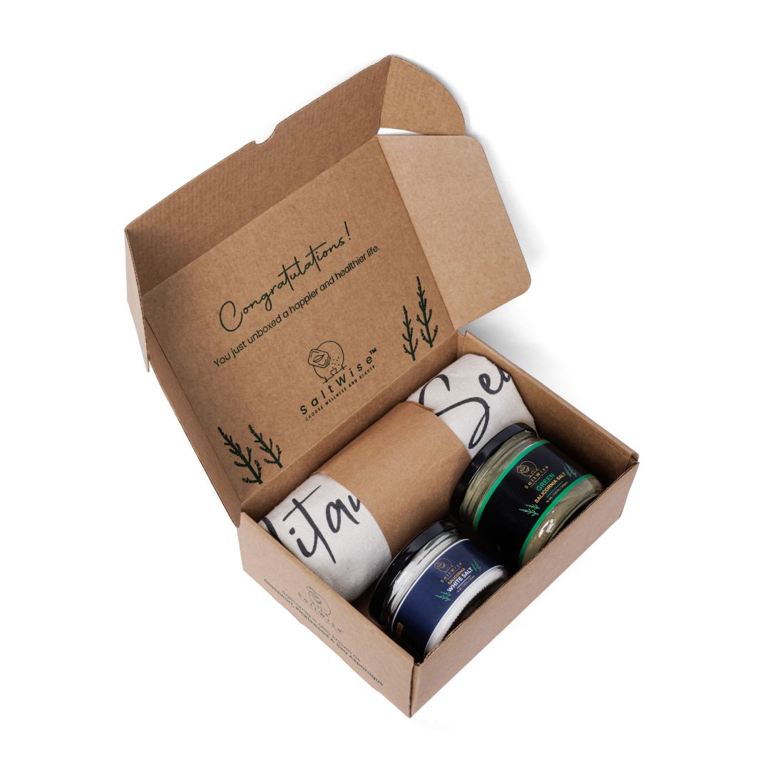 Salicornia Salt Gift Set – Green & White Plant Based Salts