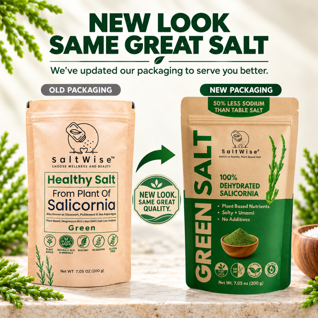 Green Salt – Plant-Based, Low Sodium Salicornia Salt ( 7.05 Oz / 200g)