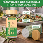 Green Salt, Low Sodium, Umami Premium Glass Jar, 3 Oz