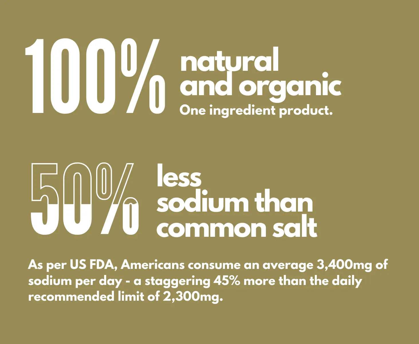 100% Natural Salt