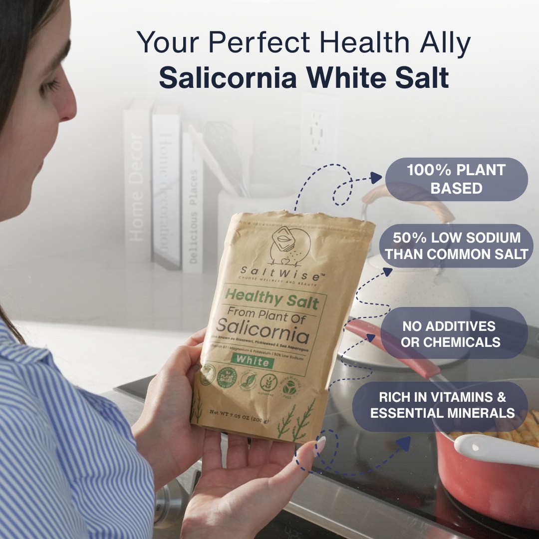 Salicornia White Salt – Plant-Based & Low Sodium Salt Substitute