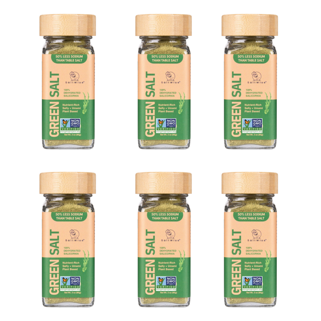 Green Salt, Low Sodium, Umami Premium Glass Jar, 3 Oz